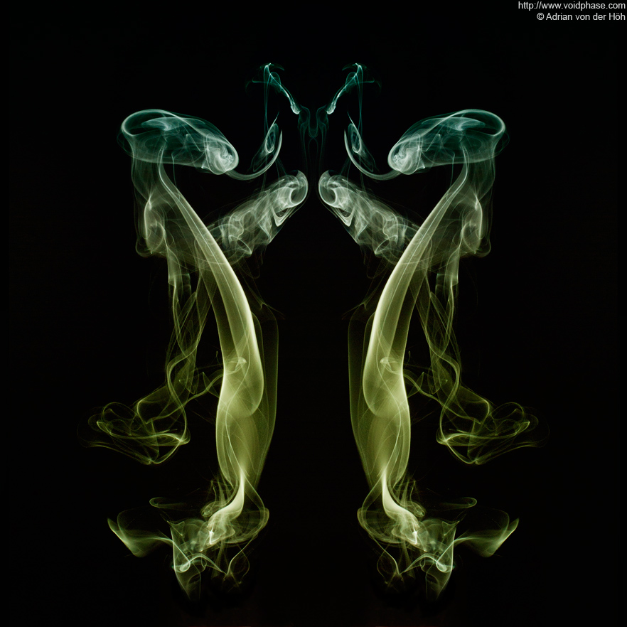green smoke sculpture